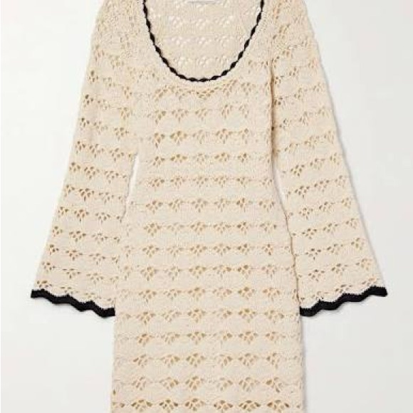 NWT ZIMMERMANN Rhiannon crocheted cotton mini dress - Picture 2 of 6